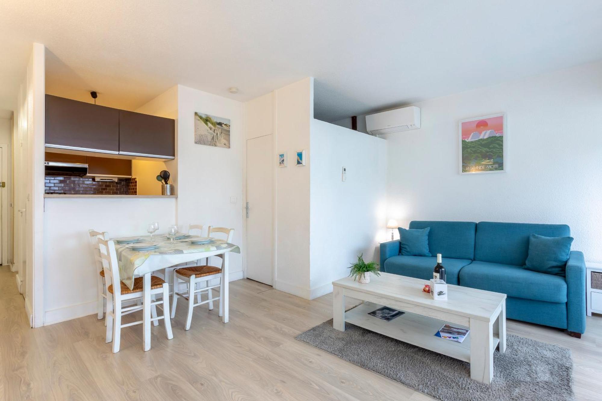 Les Terrasses De La - Parking - Wifi - Clim - Accès Privé - Point Zéro Appartement La Grande Motte